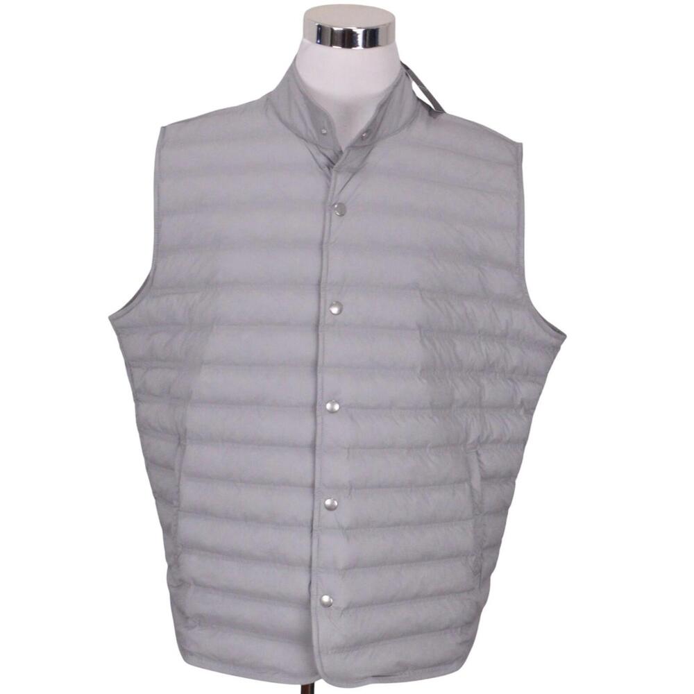 Peter Millar Regent Gray Quilted Luxury Vest XXL NEW WOT
